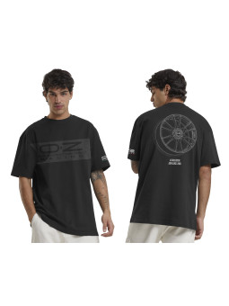 T-SHIRT OZ RACING "RACING DNA" BLACK