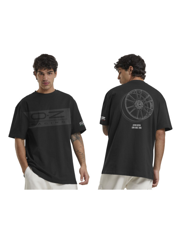 T-shirt OZ Racing "Racing DNA" Black